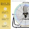 Edendirect 24in 3 Speeds Portable High Velocity Drum Fan Yellow with 1/3 HP, Turbo Blade, Low Noise IR-FAN7806 - alternate 5